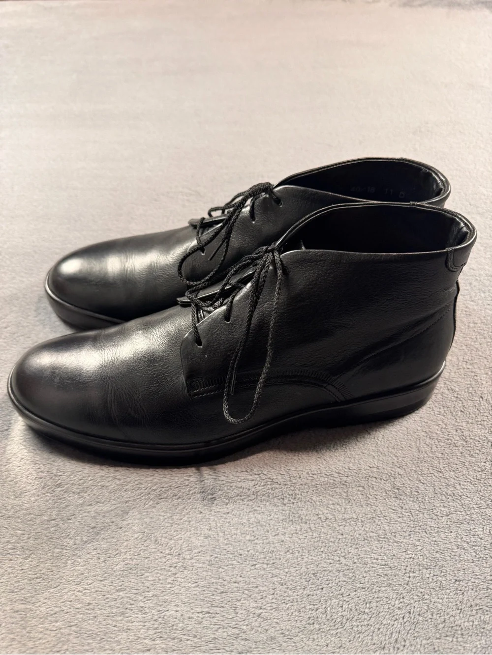 Allen Edmonds Driggs Black Leather Chukka Boots